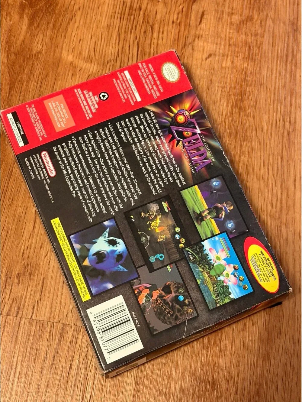 Zelda Majora’s Mask (Collectors Edition) for Nintendo 64